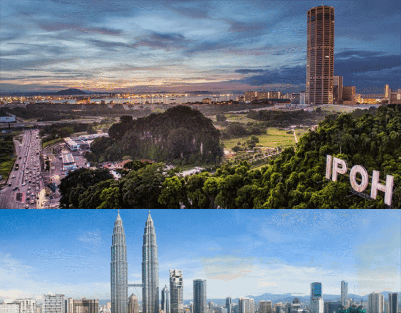 檳城-怡保-吉隆坡包車一日游